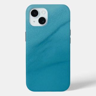 Glacial Melt Abstract Nature Photography iPhone 15 Case