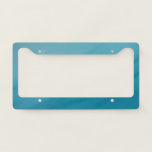 Glacial Melt Abstract Nature Photography License Plate Frame