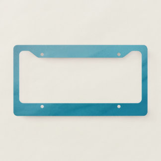 Glacial Melt Abstract Nature Photography License Plate Frame