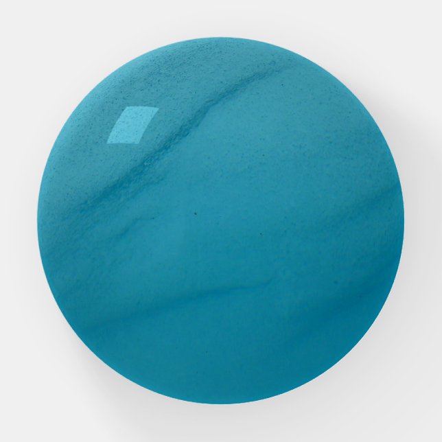 Glacial Melt Abstract Nature Photography Paperweight (Front)
