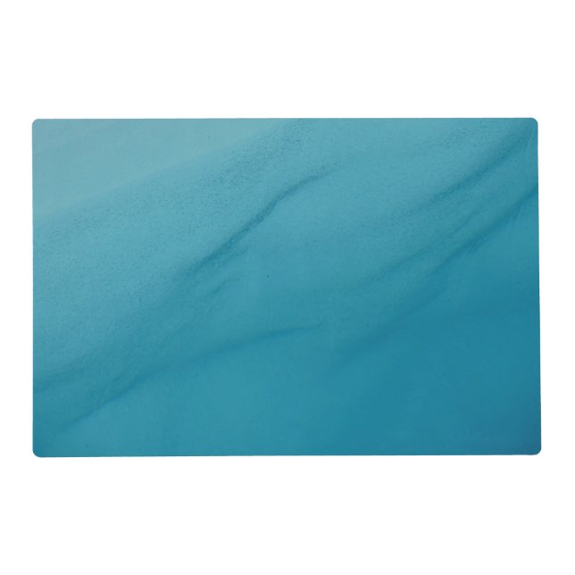 Glacial Melt Abstract Nature Photography Placemat (Front)