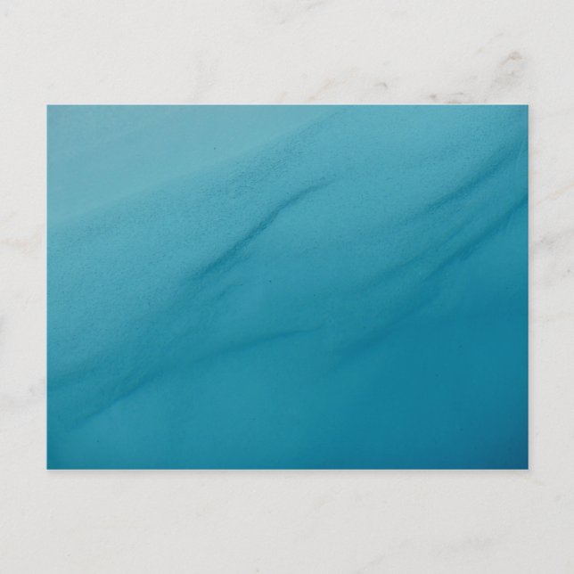 Glacial Melt Abstract Nature Photography Postcard (Front)