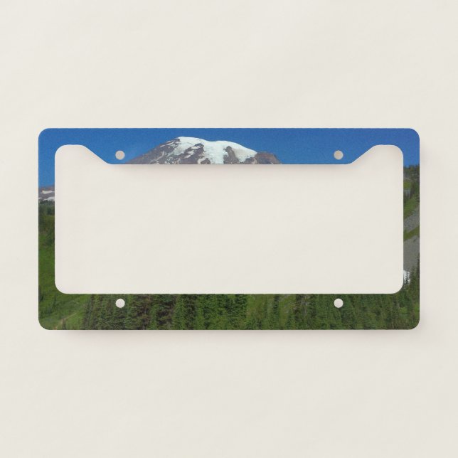 Glacial Melt at Mount Rainier License Plate Frame (Front)