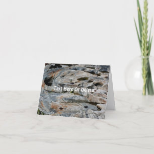 Glacial Potholes Nature Personalized Note Card