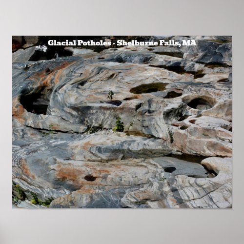 Glacial Potholes Shelburne Falls MA  Poster