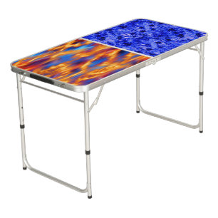 Glaciem et Ignis by Kenneth Yoncich Beer Pong Table