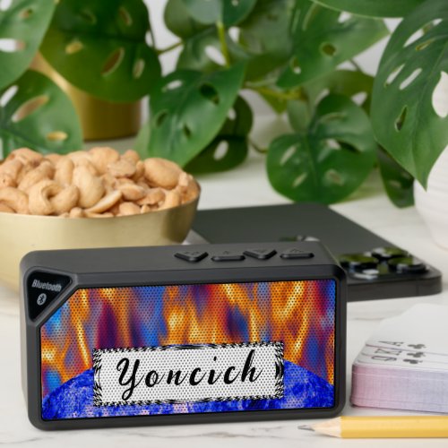 Glaciem et Ignis by Kenneth Yoncich Bluetooth Speaker