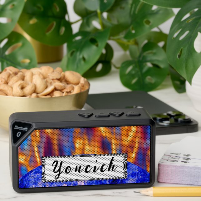 Glaciem et Ignis by Kenneth Yoncich Bluetooth Speaker (Insitu(Table))