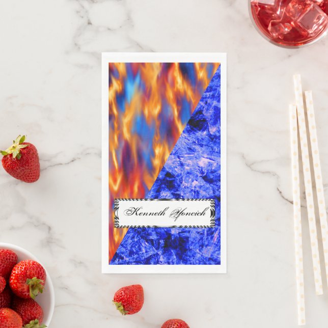 Glaciem et Ignis by Kenneth Yoncich Paper Guest Towels (Insitu)