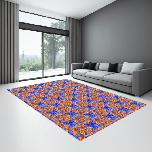 Glaciem et Ignis by Kenneth Yoncich Rug (Insitu (Indoor 3))