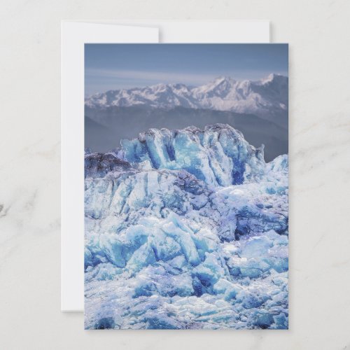 Glacier and Mountains Holiday Card
