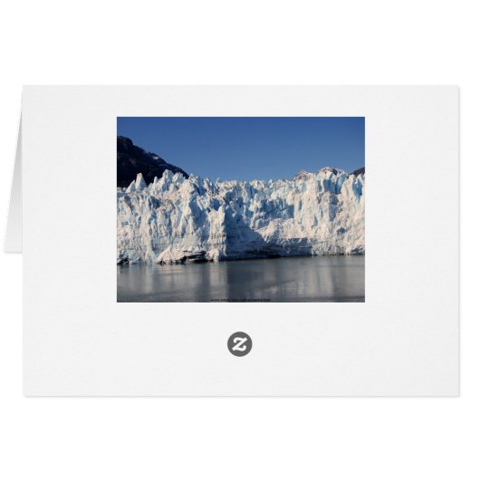 Glacier Bay Alaska Collage Card (Back Horizontal)