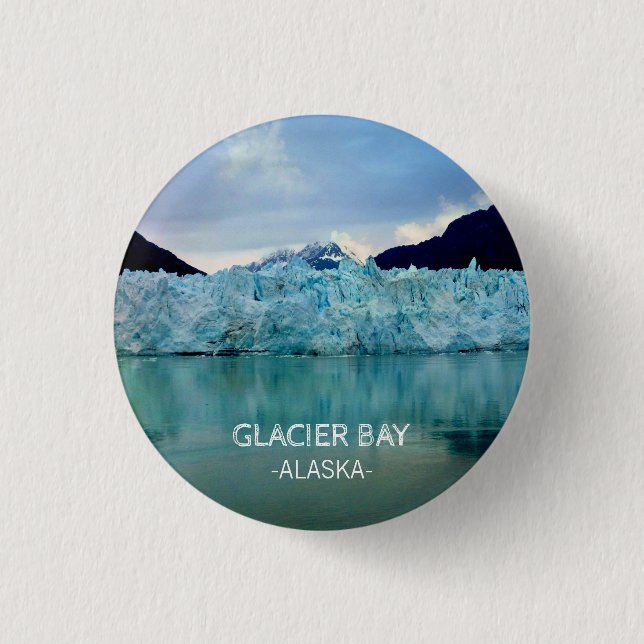 Glacier Bay National Park Alaska bucket list Button (Front)