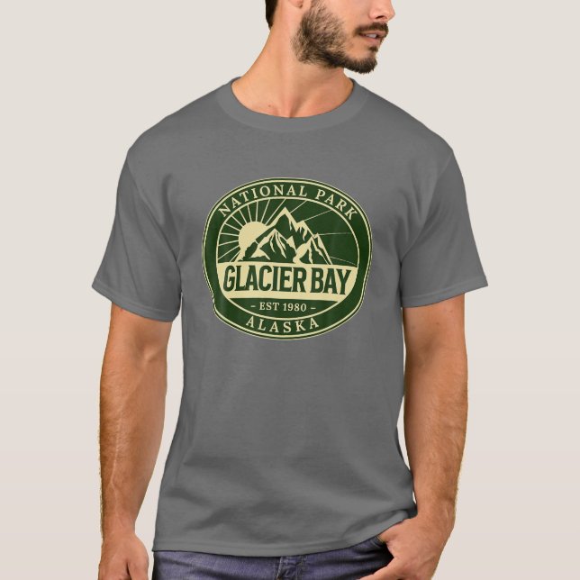Glacier Bay National Park Alaska Hike Outdoors T-Shirt (Front)