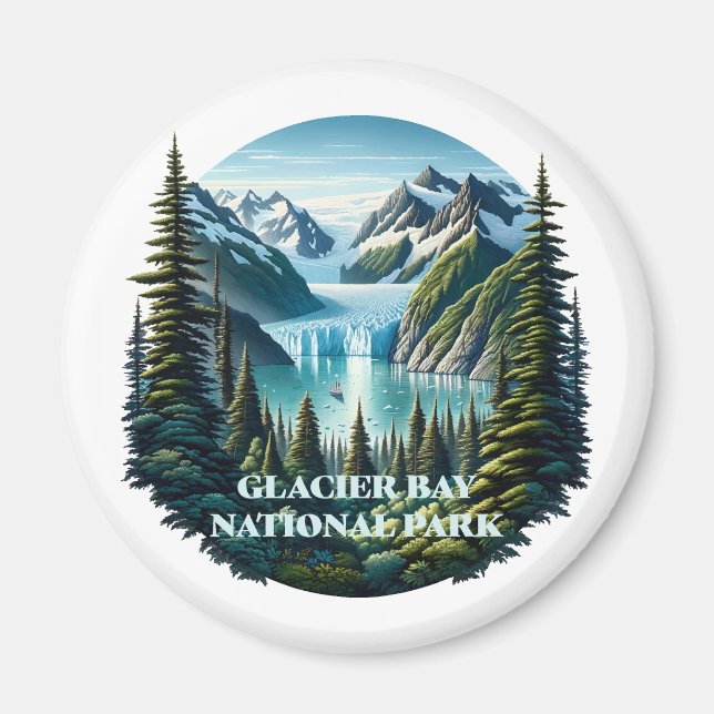 Glacier Bay National Park Alaska Magnet (Front)