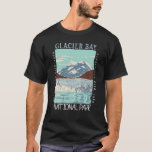 Glacier Bay National Park Alaska Retro Distressed  T-Shirt<br><div class="desc">Glacier Bay Park vector artwork design. The park is a homeland,  a living laboratory,  a national park,  a designated wilderness,  a biosphere reserve,  and a world heritage site.</div>