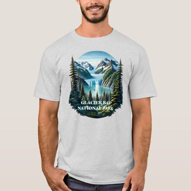 Glacier Bay National Park Alaska T-Shirt (Front)