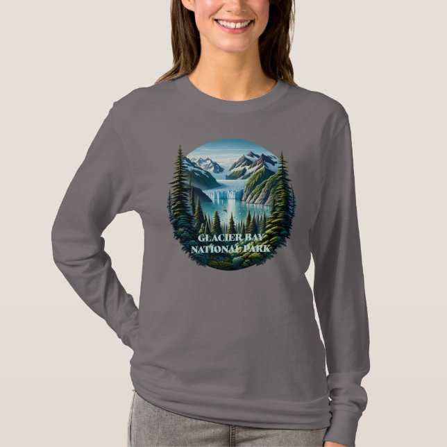 Glacier Bay National Park Alaska T-Shirt (Front)