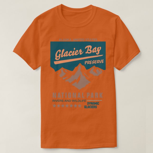 Glacier Bay National Park Alaska TShirt 2 (Design Front)