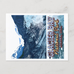 GLACIER BAY NATIONAL PARK - ALASKA UNITED STATES POSTCARD