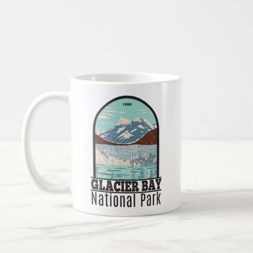 Glacier Bay National Park Alaska Vintage Coffee Mug