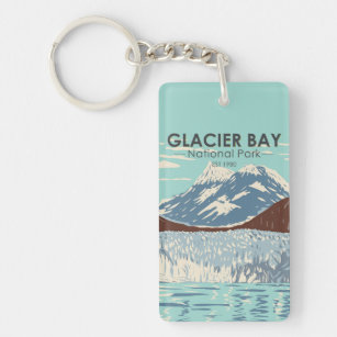 Alaska acrylic Keychain Denali National Park Take a hike unique collectible 