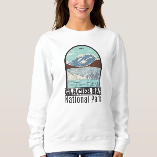 Glacier Bay National Park Alaska Vintage  Sweatshirt