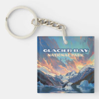 Glacier Bay National Park Alaska Whale Vintage