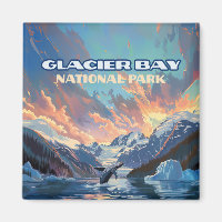 Glacier Bay National Park Alaska Whale Vintage