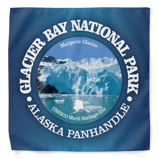 Glacier Bay National Park (color) Bandana (Front)