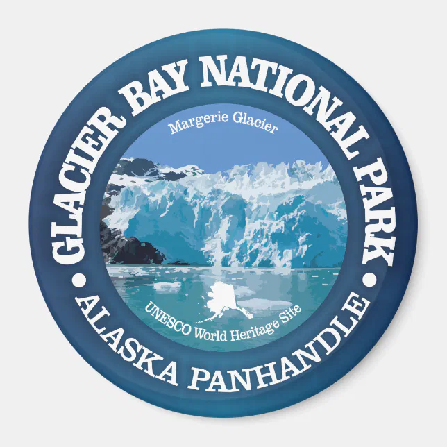 Glacier Bay National Park (color) Magnet | Zazzle