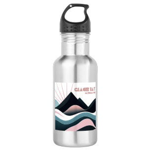 Glacier Bay National Park Colored Hills Stainless Steel Water Bottle