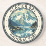 Glacier Bay National Park Illustration Travel Art Coaster<br><div class="desc">Glacier Bay Park vector artwork design. The park is a homeland,  a living laboratory,  a national park,  a designated wilderness,  a biosphere reserve,  and a world heritage site.</div>