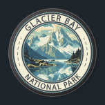 Glacier Bay National Park Illustration Travel Art Magnet<br><div class="desc">Glacier Bay Park vector artwork design. The park is a homeland,  a living laboratory,  a national park,  a designated wilderness,  a biosphere reserve,  and a world heritage site.</div>
