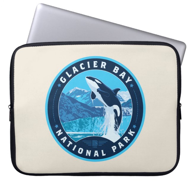 Glacier Bay National Park Laptop Sleeve (Front)
