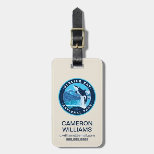 Glacier Bay National Park Luggage Tag