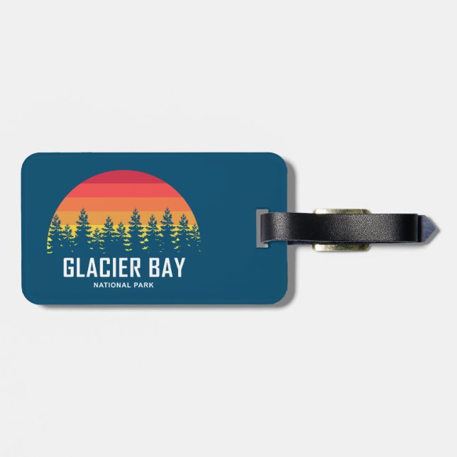 Glacier Bay National Park Luggage Tag (Back Horizontal)