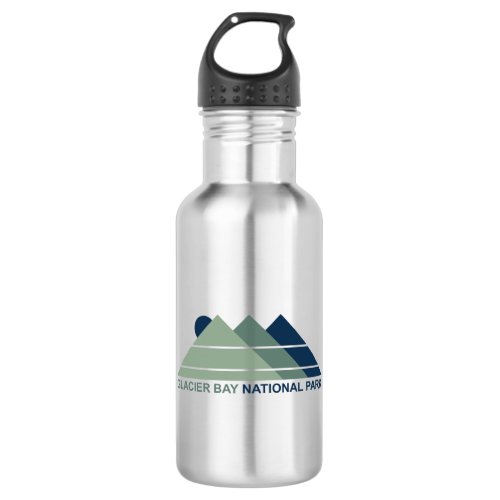 Glacier Bay National Park Mountain Sun Stainless Steel Water Bottle