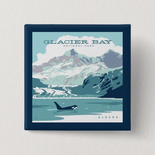 Glacier Bay National Park  Orca Button