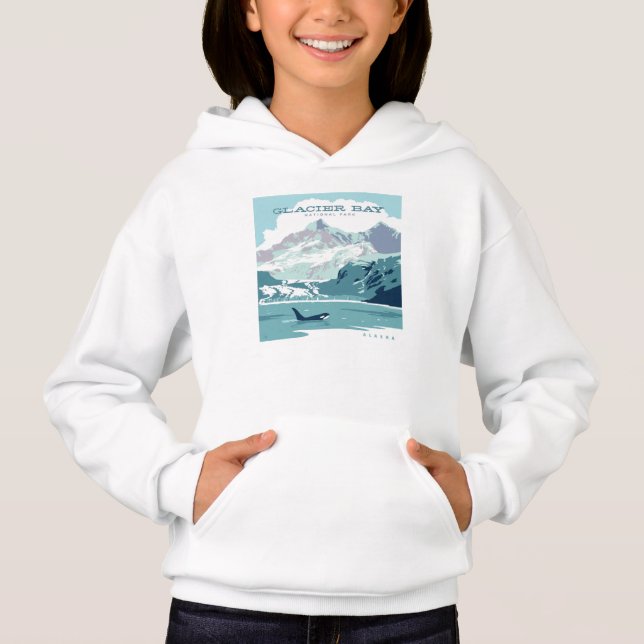 Glacier Bay National Park | Orca Hoodie (Front)
