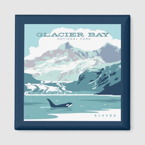 Glacier Bay National Park  Orca Magnet