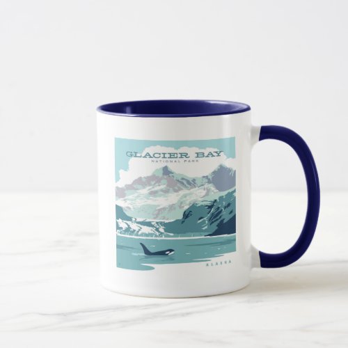 Glacier Bay National Park  Orca Mug