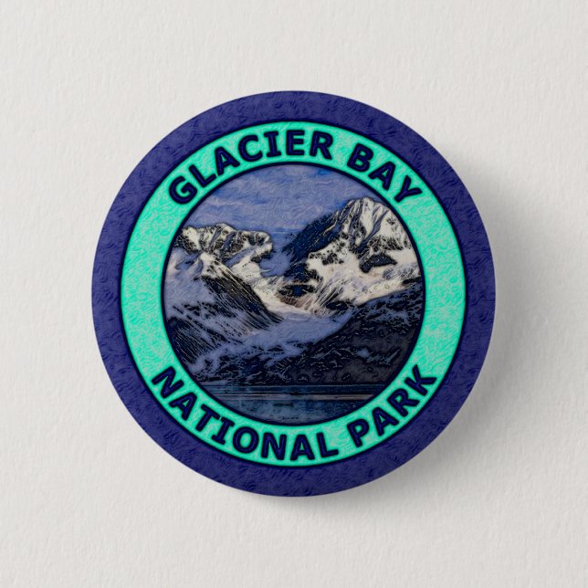 Glacier Bay National Park Pinback Button (Front)