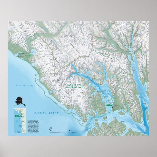 Glacier Bay National Park Poster (Front)