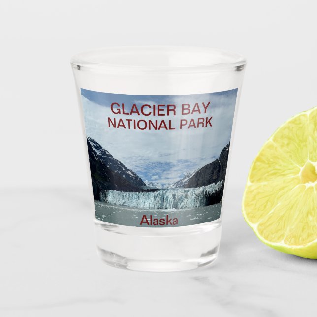 Glacier Bay National Park Shot Glass (Front)