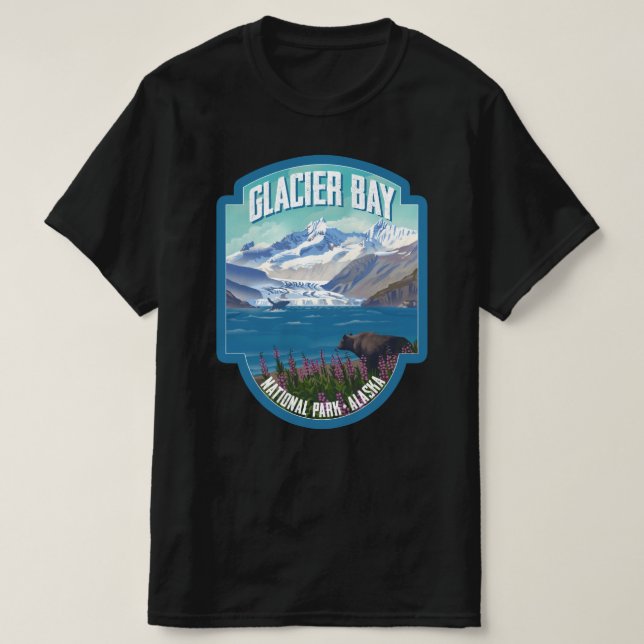 Glacier Bay National Park T-Shirt (Design Front)