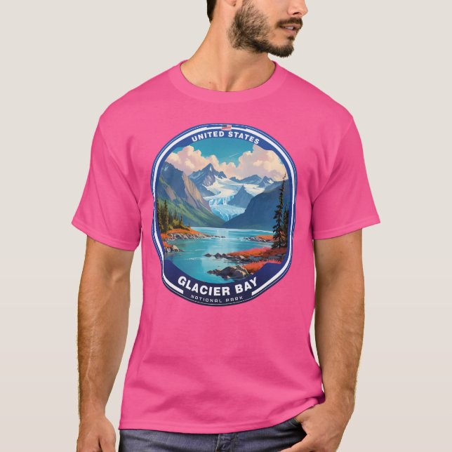 Glacier Bay National Park Usa T-Shirt (Front)