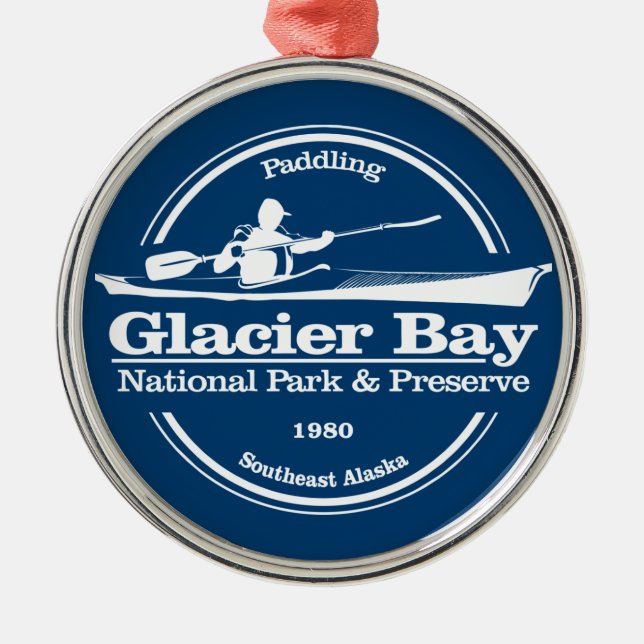 Glacier Bay NP (SK) Metal Ornament (Front)