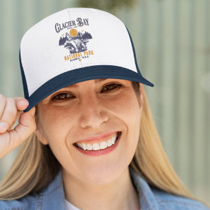 Glacier Bay Old-Style Nature Lover Gift Trucker Hat