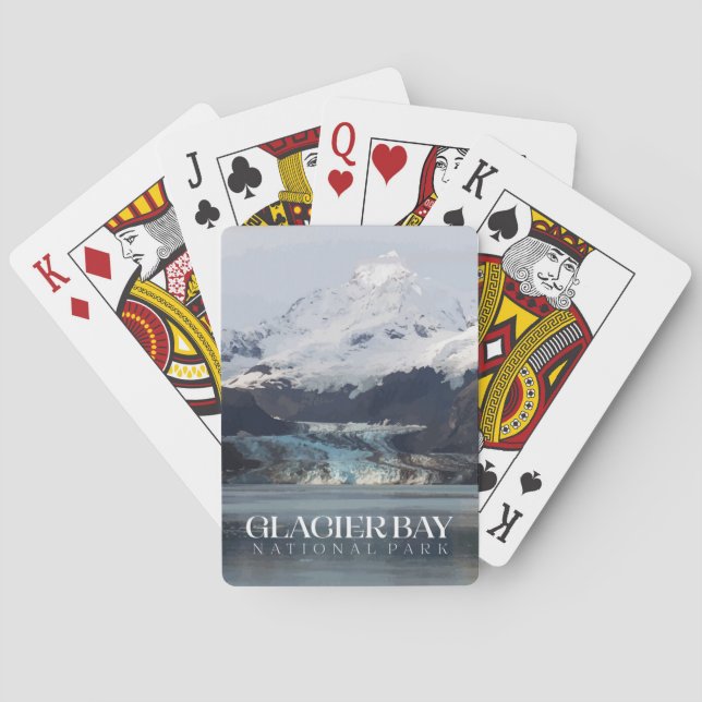 Glacier Bay Playing Cards, National Park Deck Poker Cards (Back)